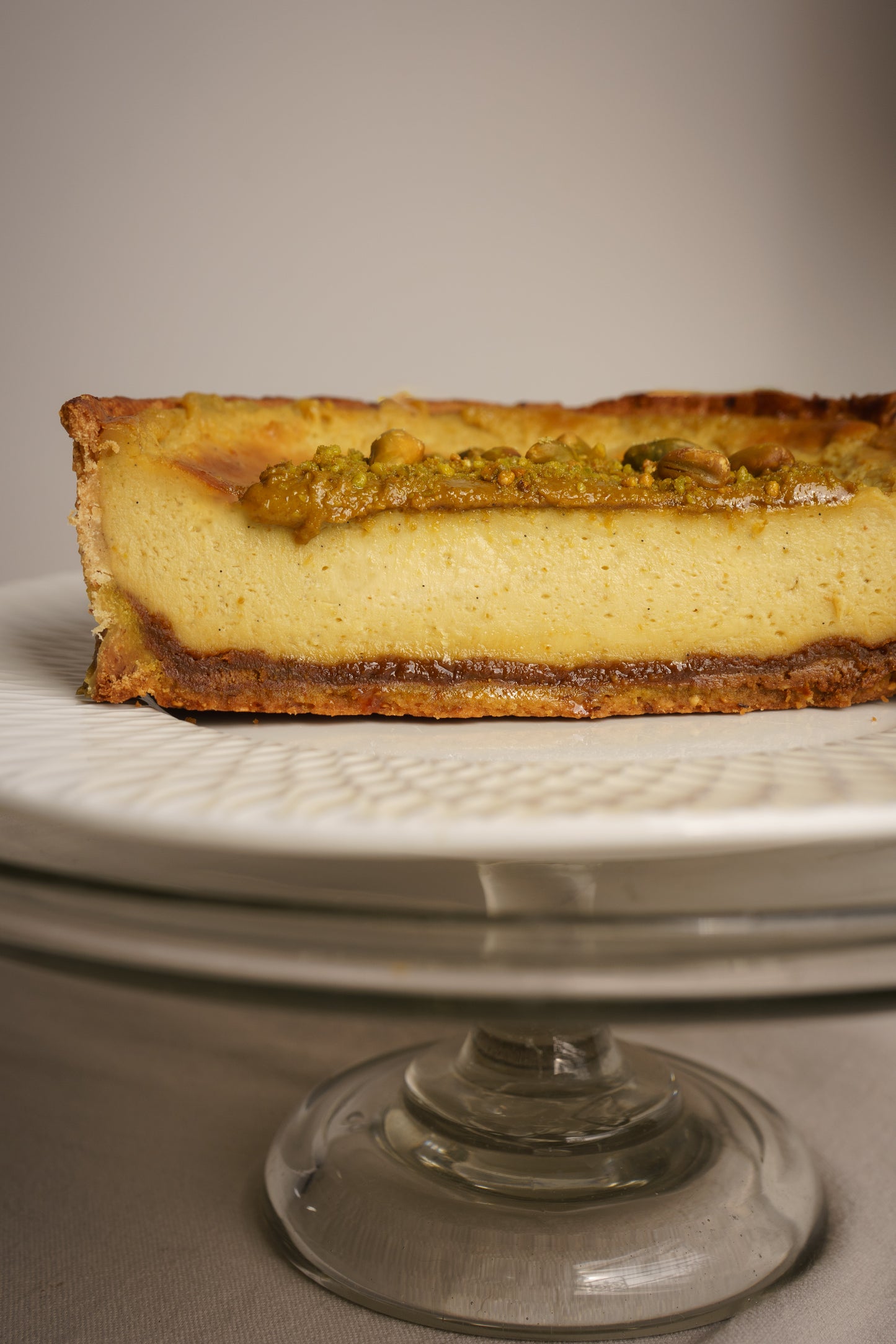 Flan pistache