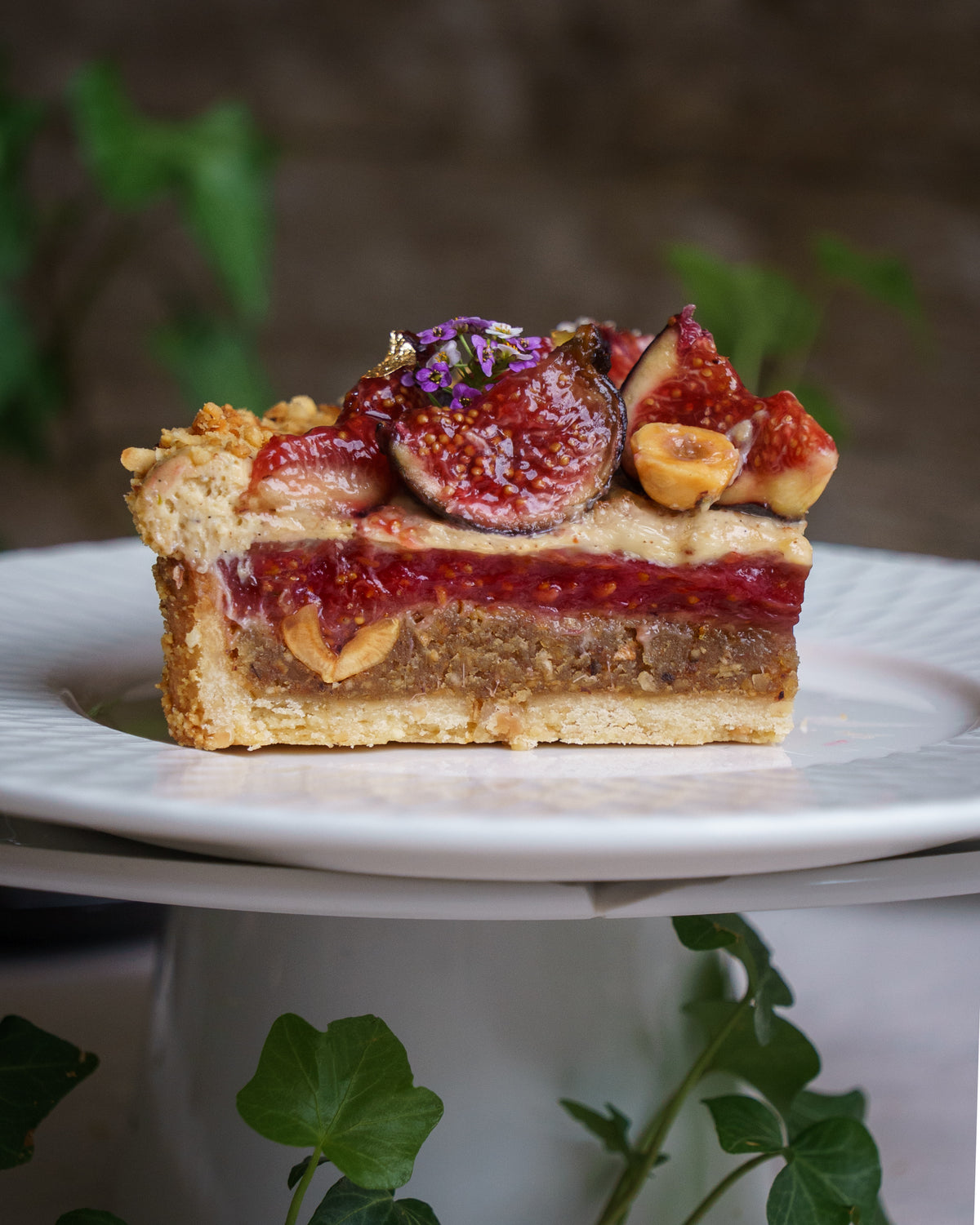 Tarte figue / Noisette du Piémont