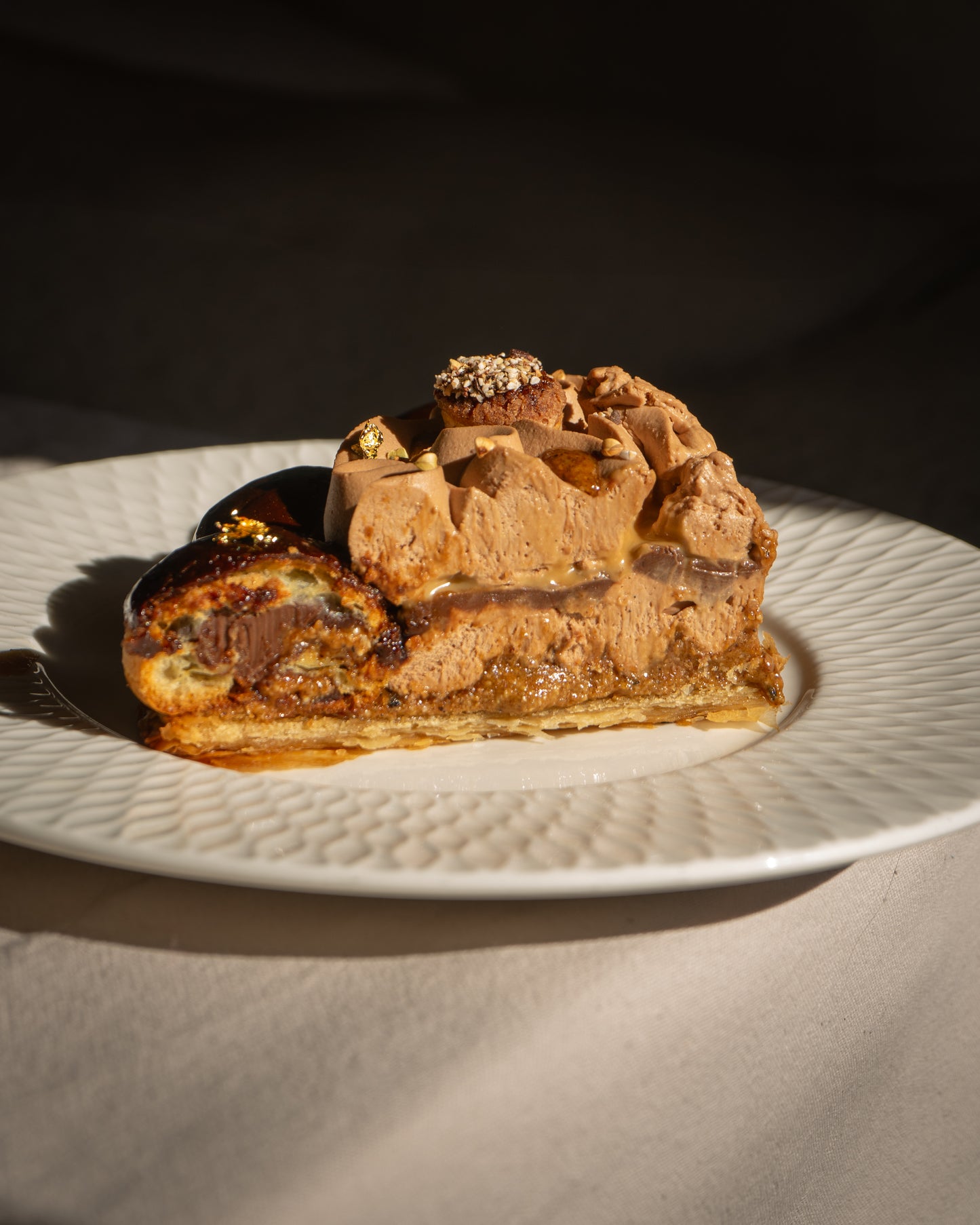 Saint Honoré Chocolat/ Noisette /Sarrasin