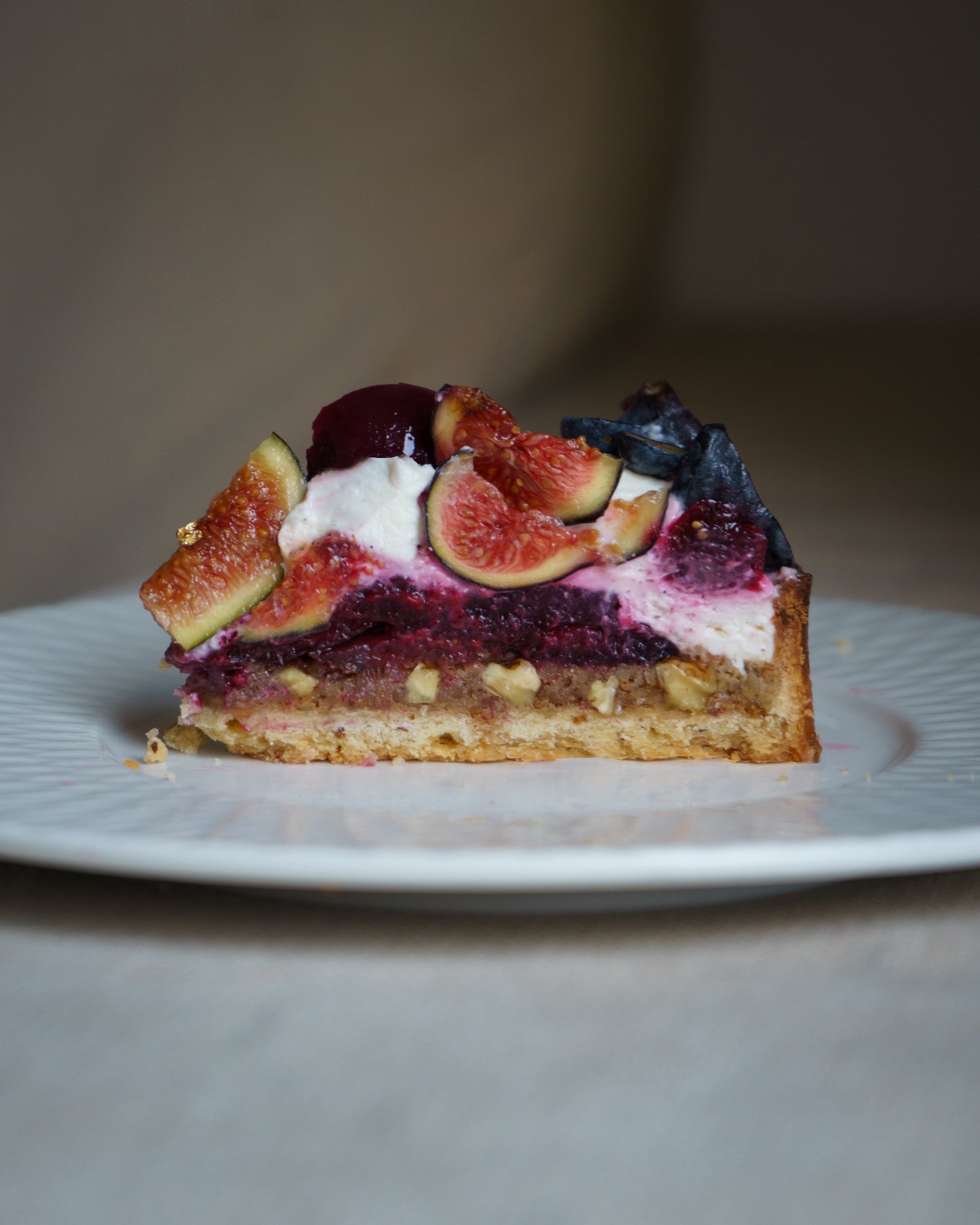 Tarte Figue / Cassis / Noix