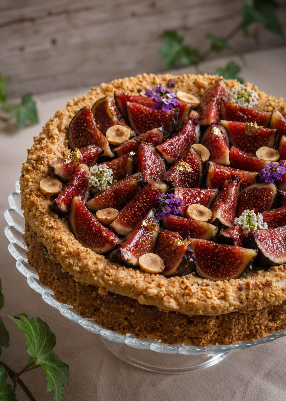 Tarte figue / Noisette du Piémont