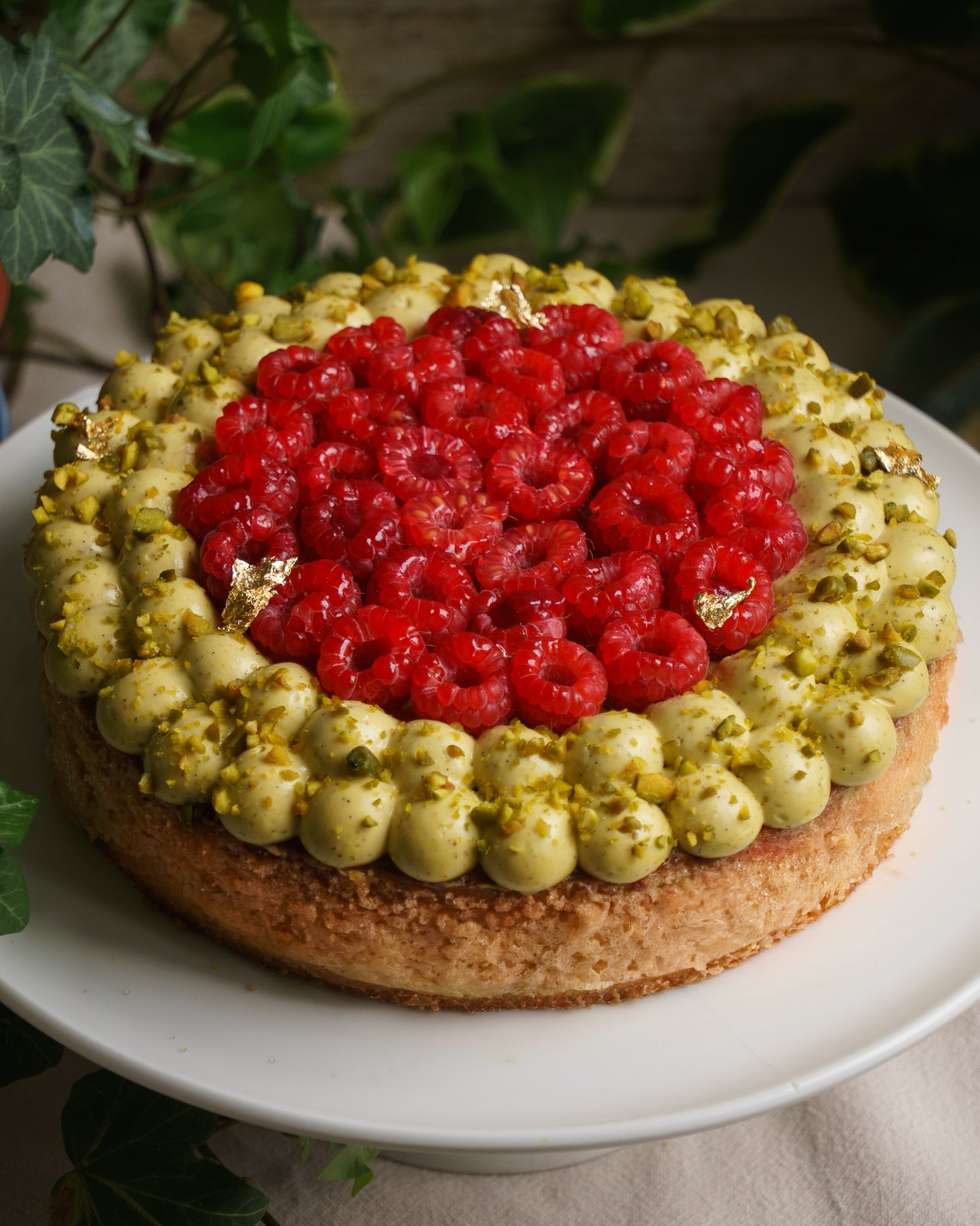 Tarte Framboise Pistache