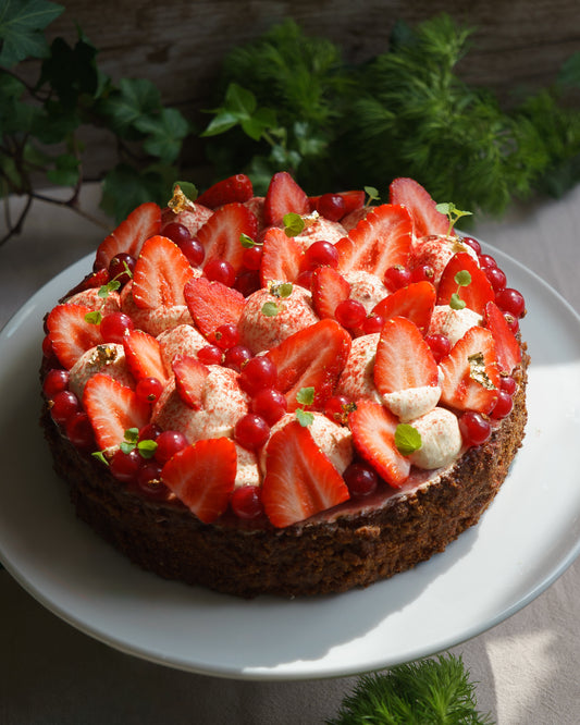 Tarte tiramisu fraise