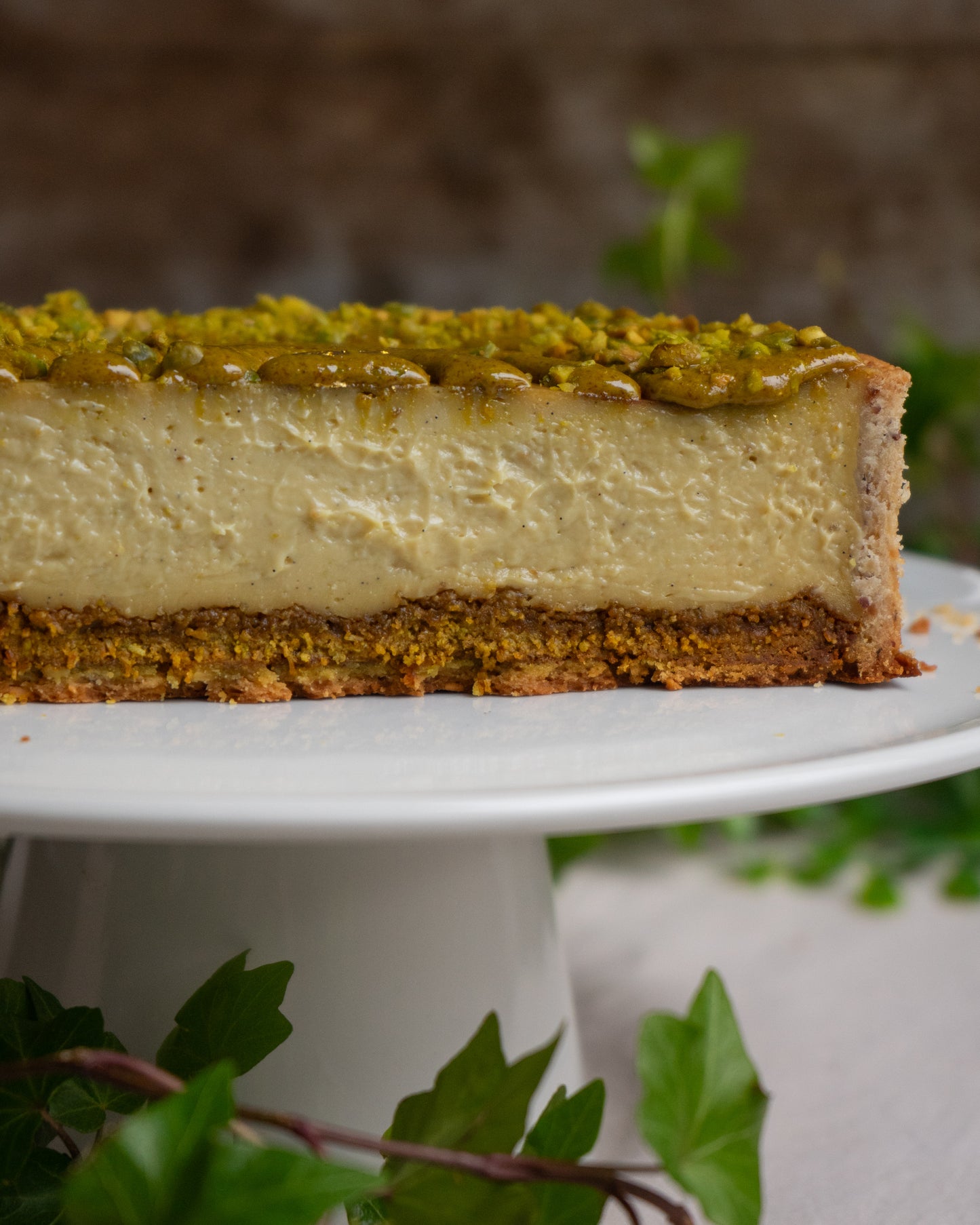 Flan pistache