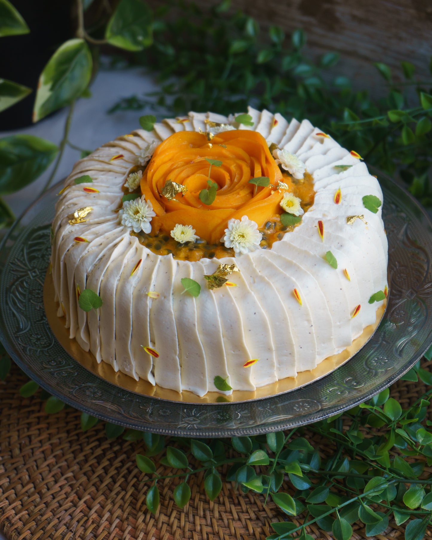 Entremet Mangue Passion Vanille