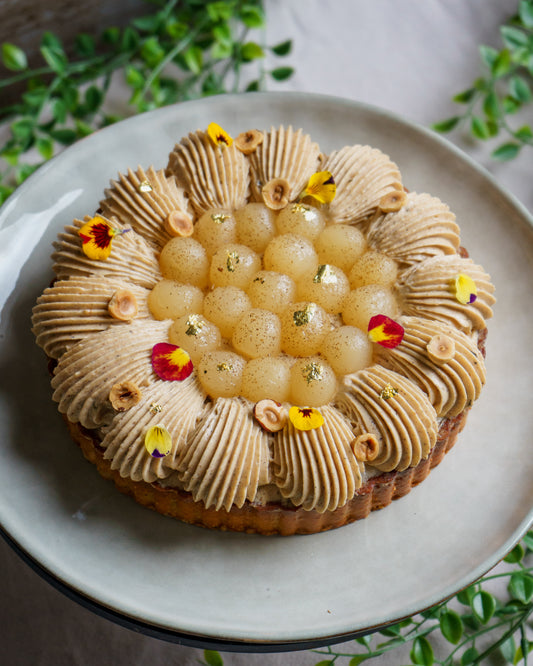 Tarte Poires Noisettes