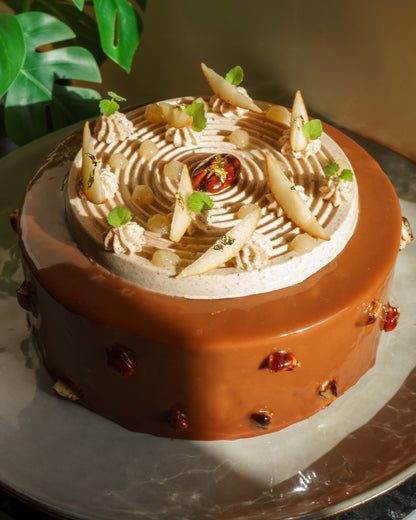 Entremet Poire Pécan